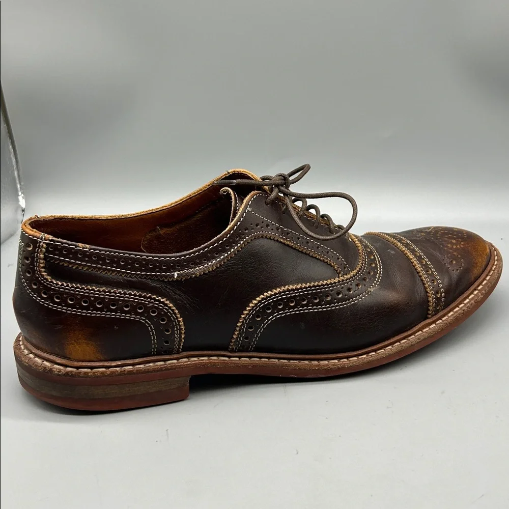 Allen Edmonds Cap-Toe Oxford with Dainite Rubber Sole Sz 12